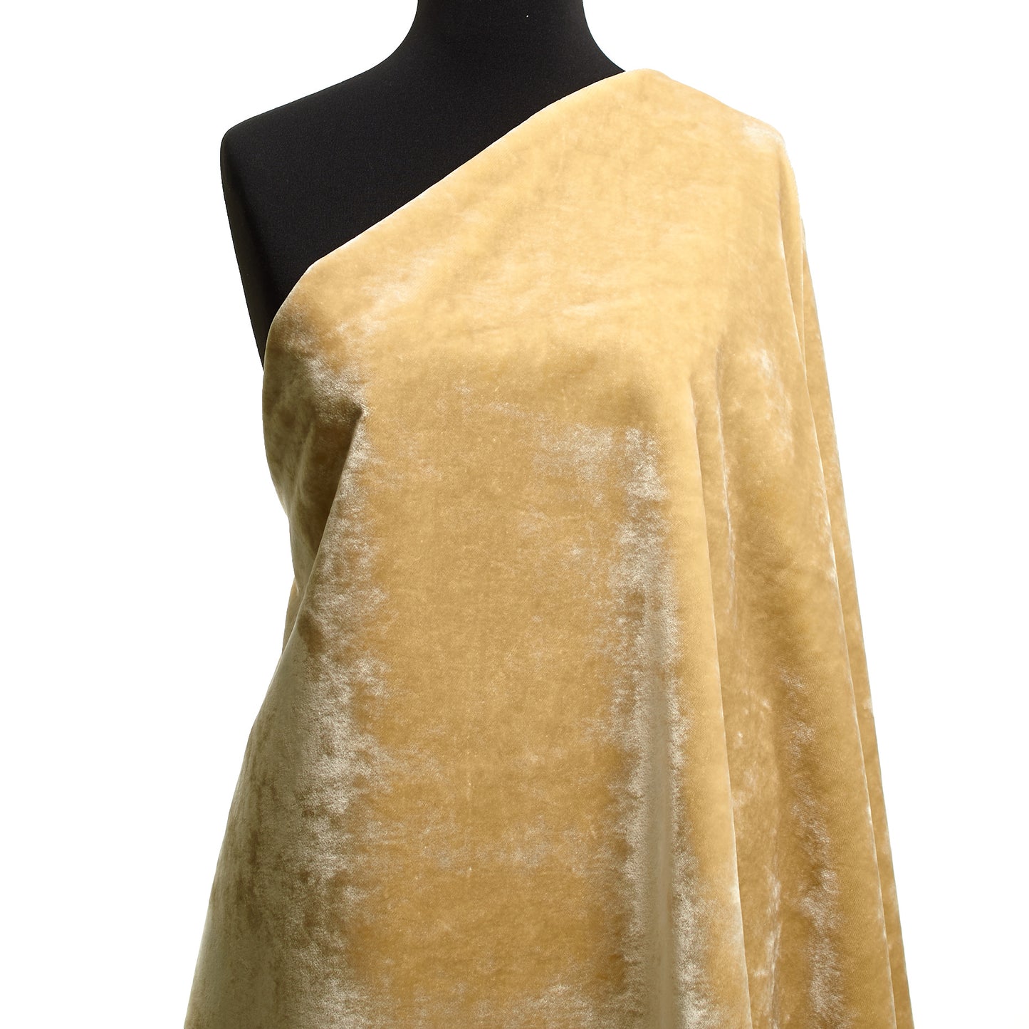 Viscose Cotton Velvet - Almond Buff textile image 3