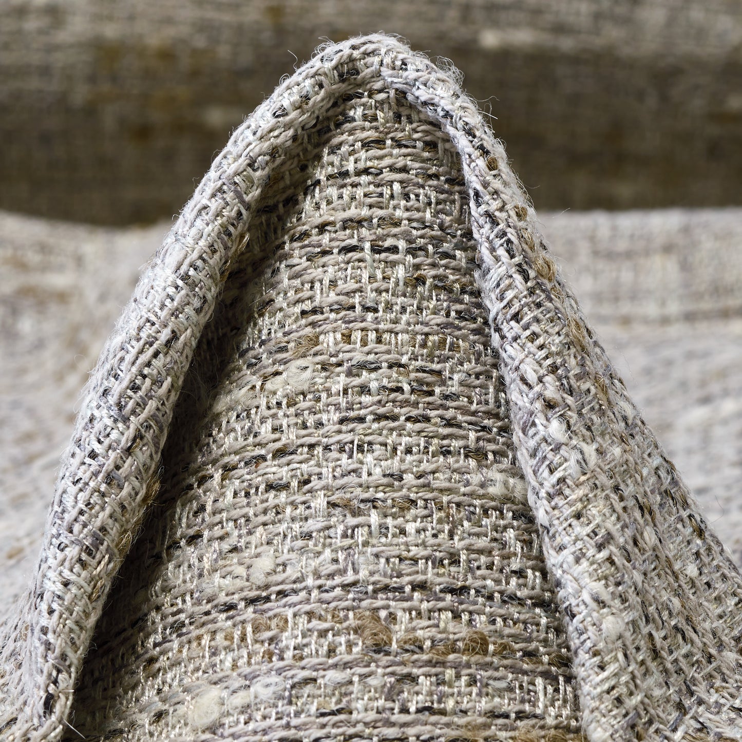 Viscose Cotton Blend Slub Yarn - Moonstruck textile image 3