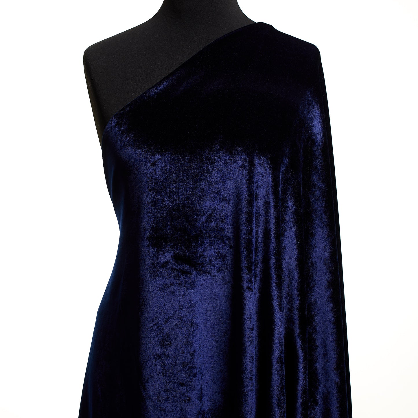 Velvet Viscose Jersey - Blue Depths textile image 2