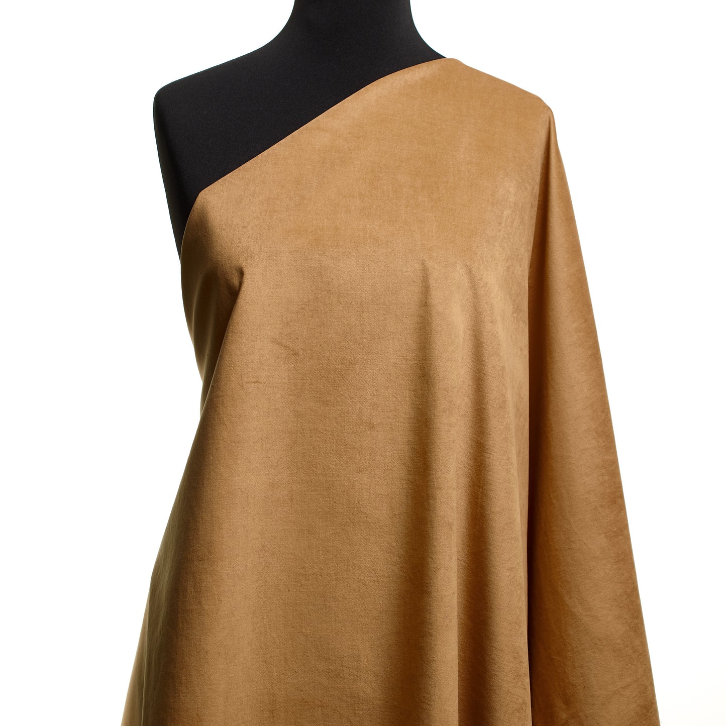 Cotton Velvet - Tan textile image 3