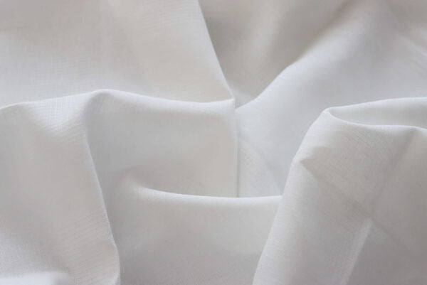Cotton Linen Openwork Blend - Off White textile image 3