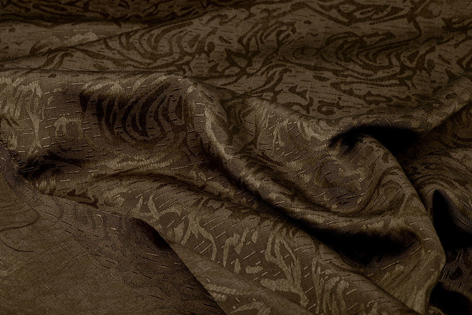 Jacquard Viscose Mocha Brown secondary textile image