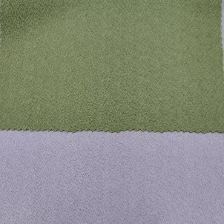 Polyester Rayon Stretch Bark Crepe Woven Fabric textile image 2