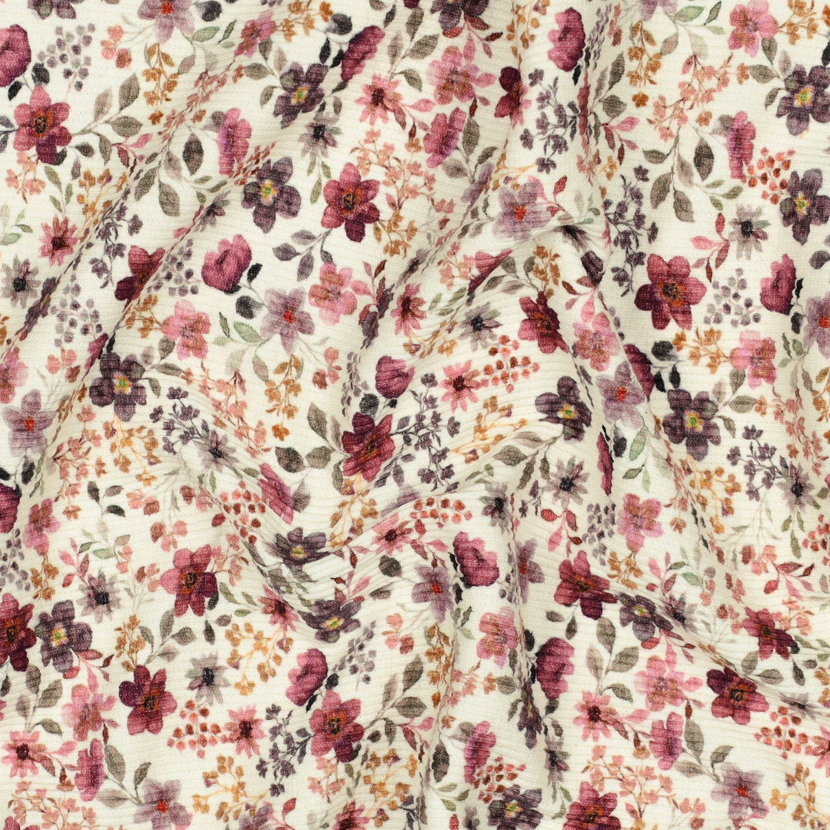 Rib Jersey Little Flowers secondary textile image