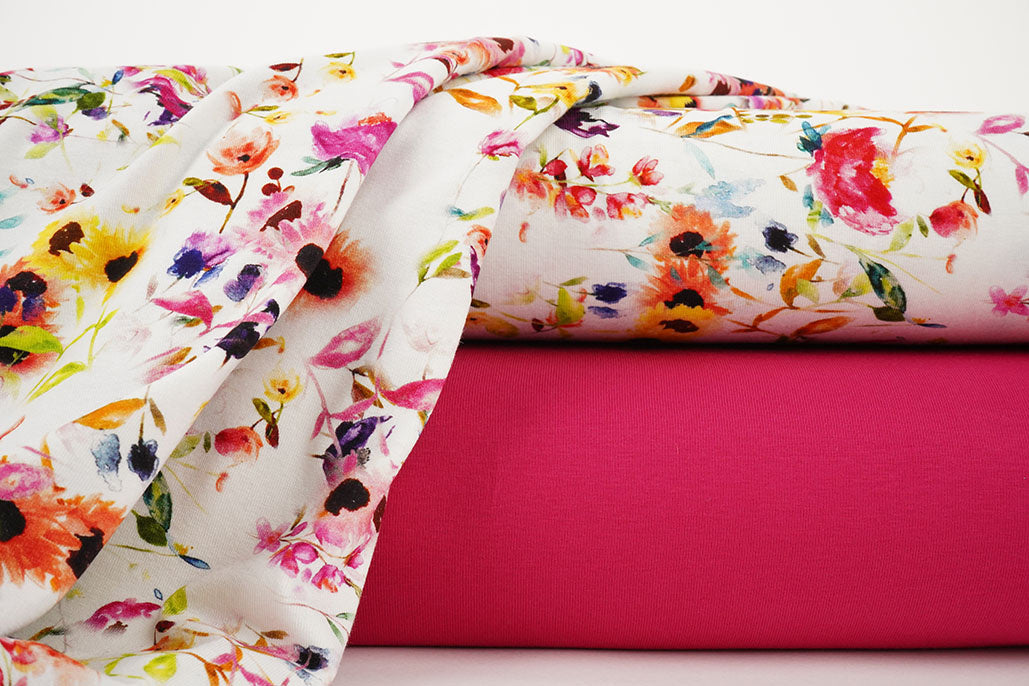 Viscose Jersey Flowers Nancy secondary textile image
