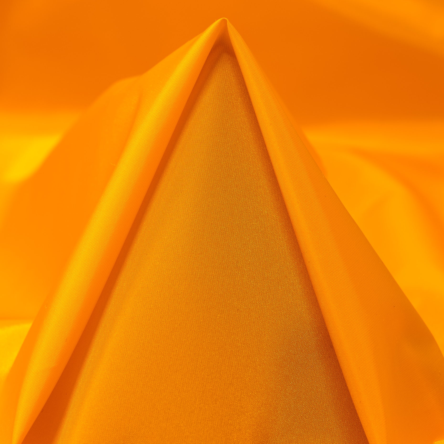 Flame Orange Outdoor Nylon Fabric textile swatch - 100% Nylon / 105 g/m / 155 cm