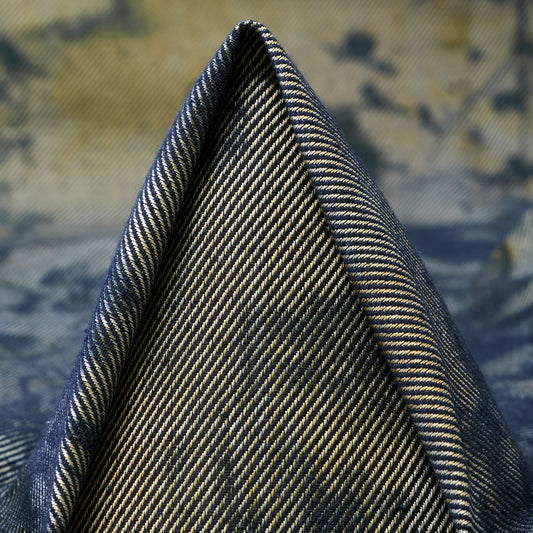 Monument Cotton Polyester Jacquard Fabric textile swatch - 53% Cotton, 23% Recycled Polyester, 19% Acrylic, 5% Other Fibres / 420 g/m / 143 cm