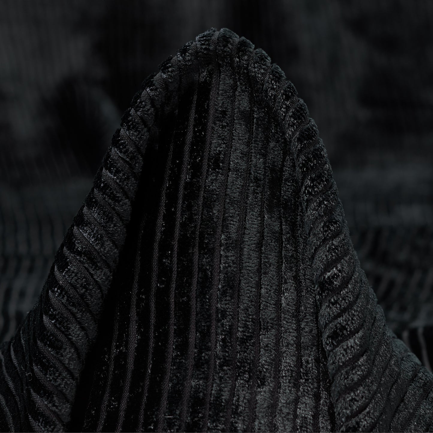 Viscose Silk Devore - Jet Black textile image 1