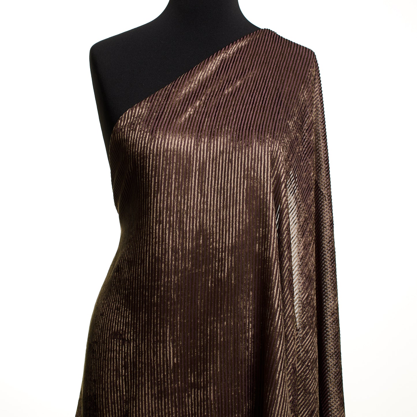 Viscose Silk Velvet - Coffee Quartz textile image 3