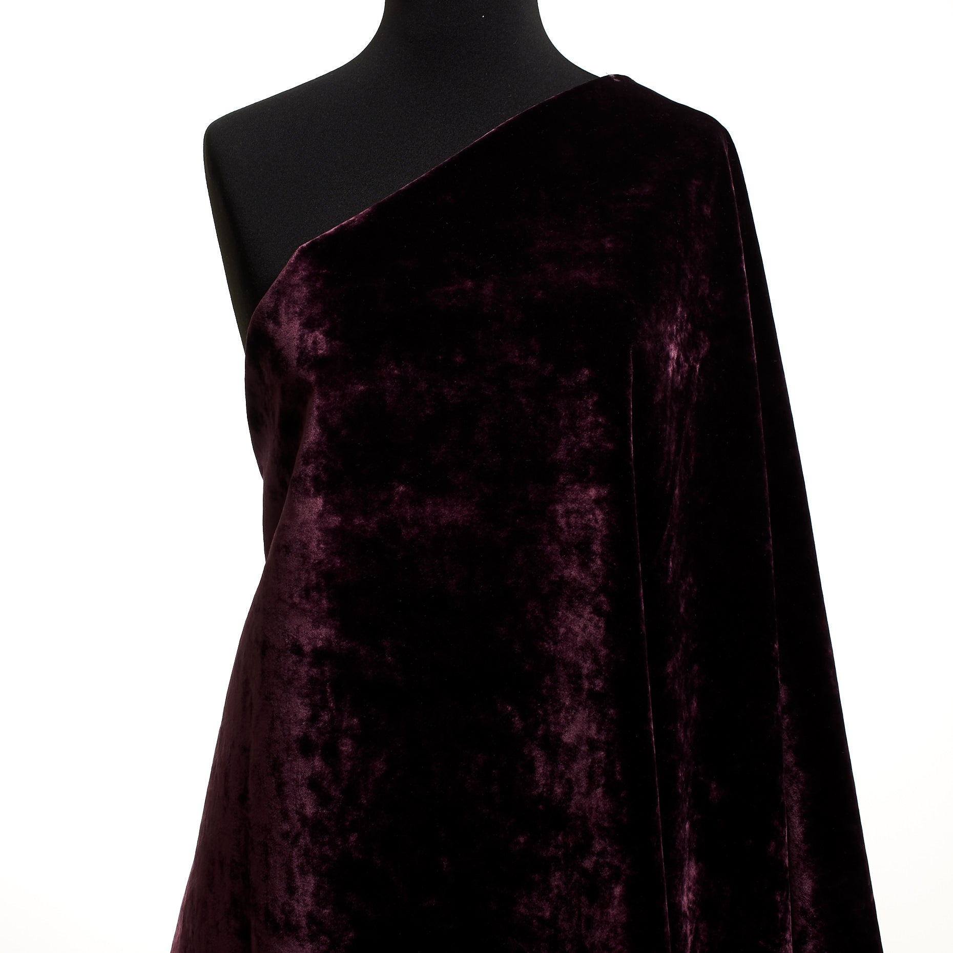 Viscose Cotton Velvet - Fig textile image 3