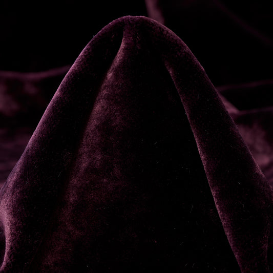 Viscose Cotton Velvet - Fig textile image 1