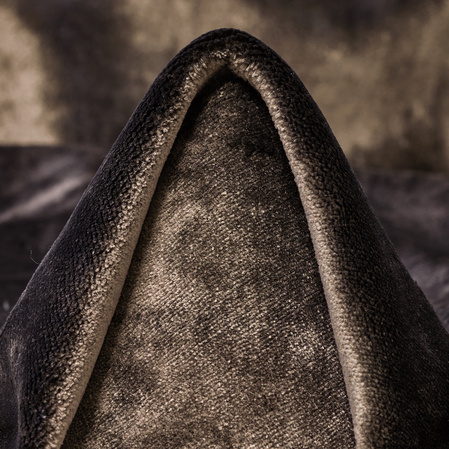 Viscose Cotton Velvet - Coffee Quartz textile image 1