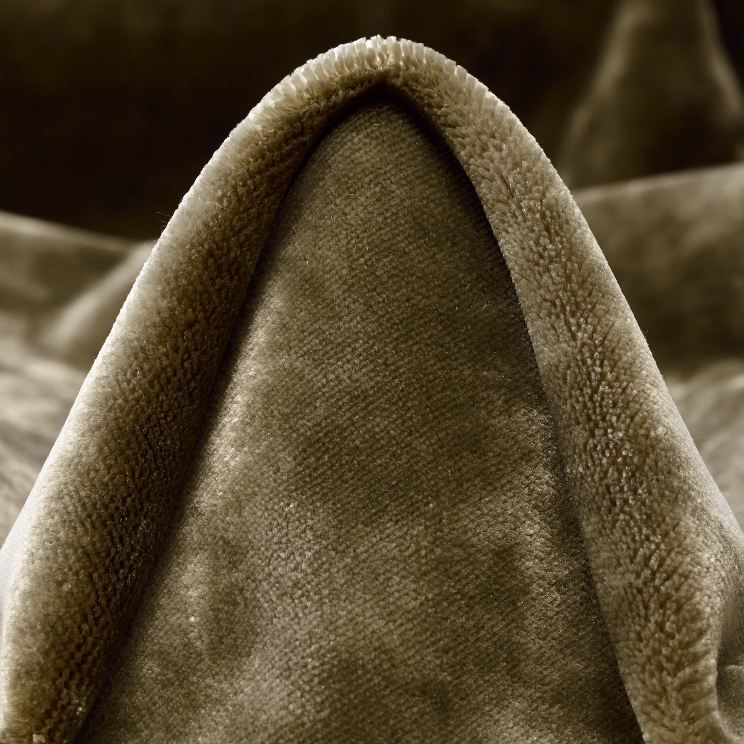 Viscose Cotton Velvet - Avocado textile image 1