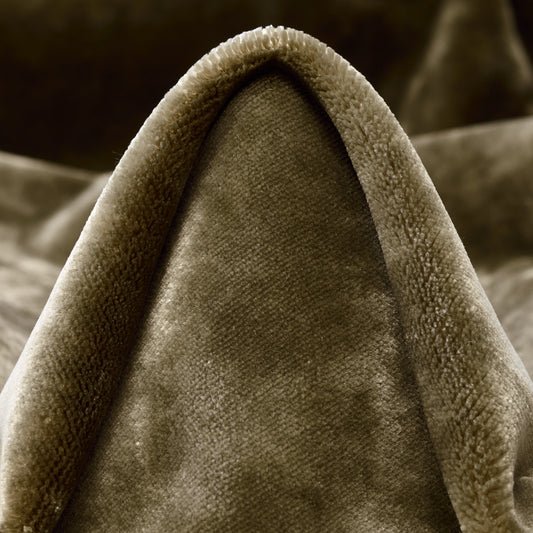 Viscose Cotton Velvet - Avocado textile image 1