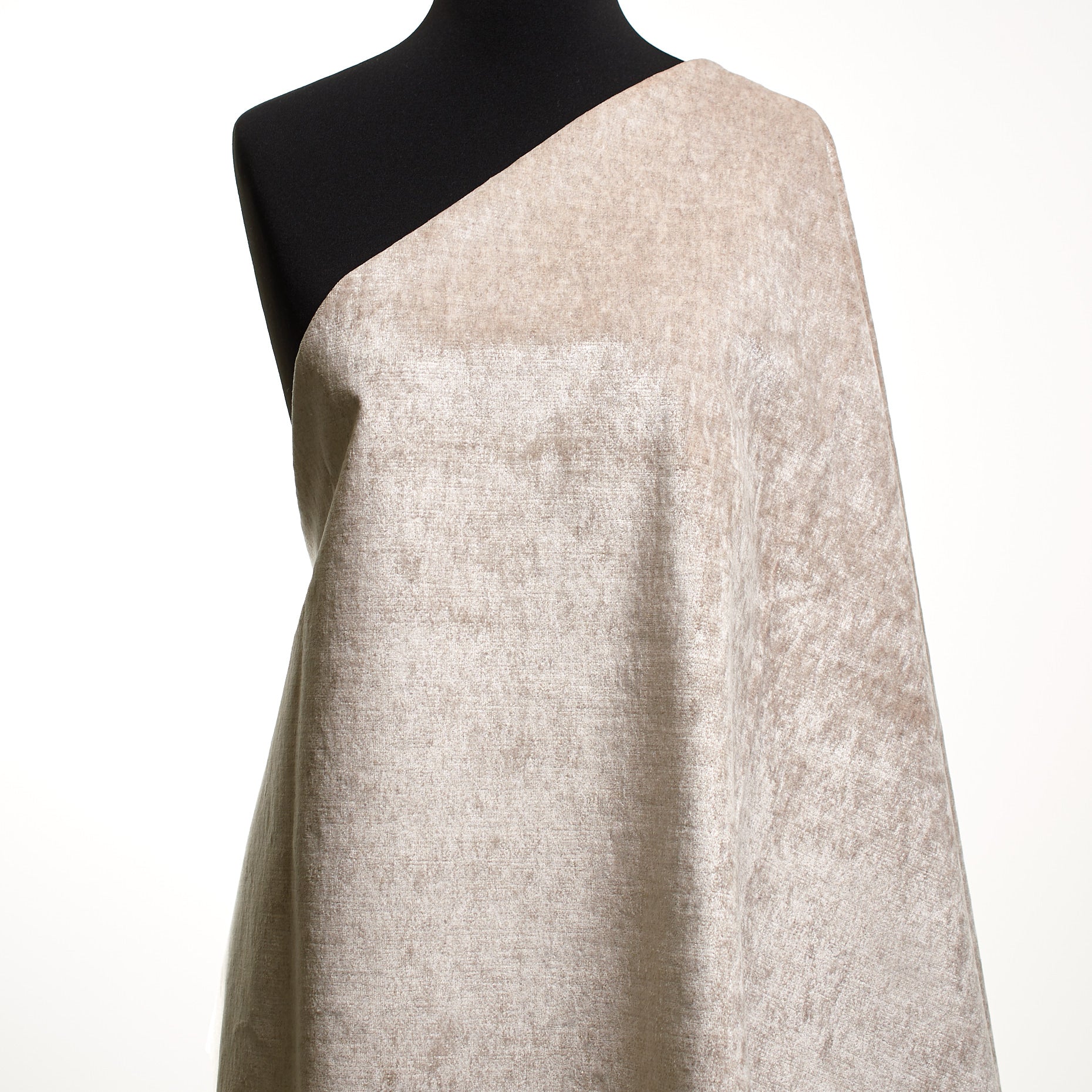 Cotton Viscose Velvet - Mushroom textile image 3