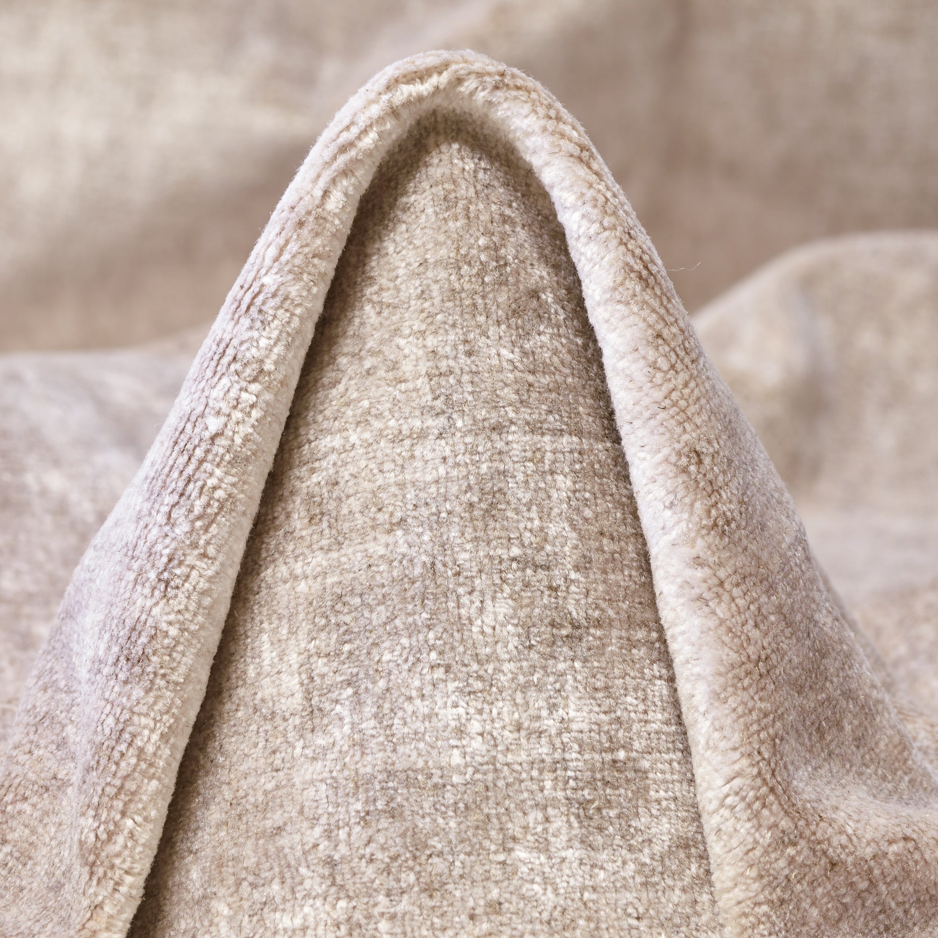 Cotton Viscose Velvet - Mushroom textile image 1