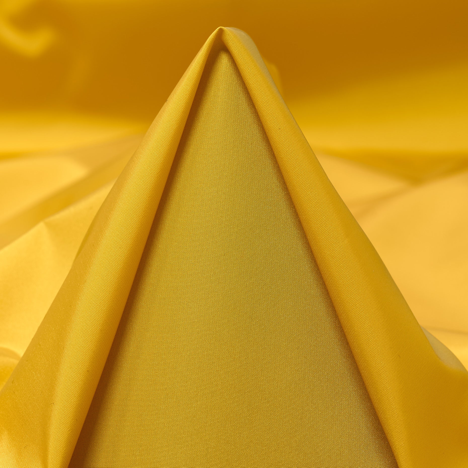 Spicy Mustard Outdoor Nylon Fabric textile swatch - 100% Nylon / 100 g/m / 148 cm