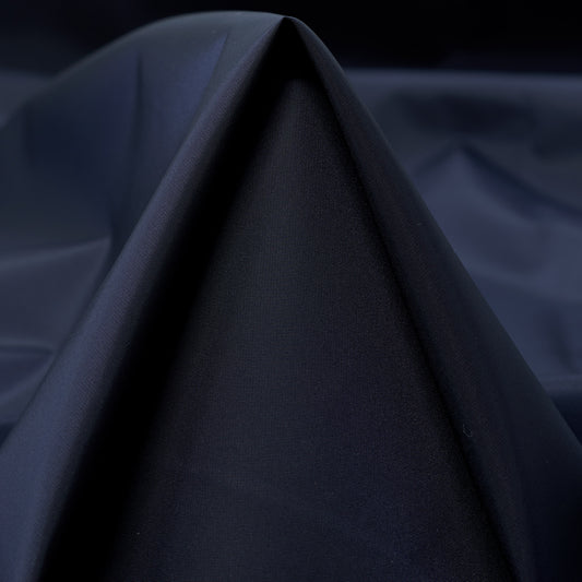 Midnight Blue Outdoor Nylon Fabric textile swatch - 100% Nylon / 100 g/m / 148 cm