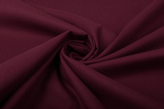 100% Cotton Bordeaux - 100% Cotton, ± 140 cm, ± 150 gram/m²