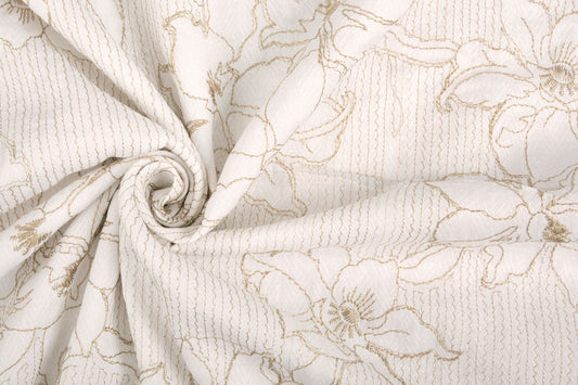 100% Cotton Embroidered Vita - 100% Cotton, ± 145 cm, ± 110 gram/m²
