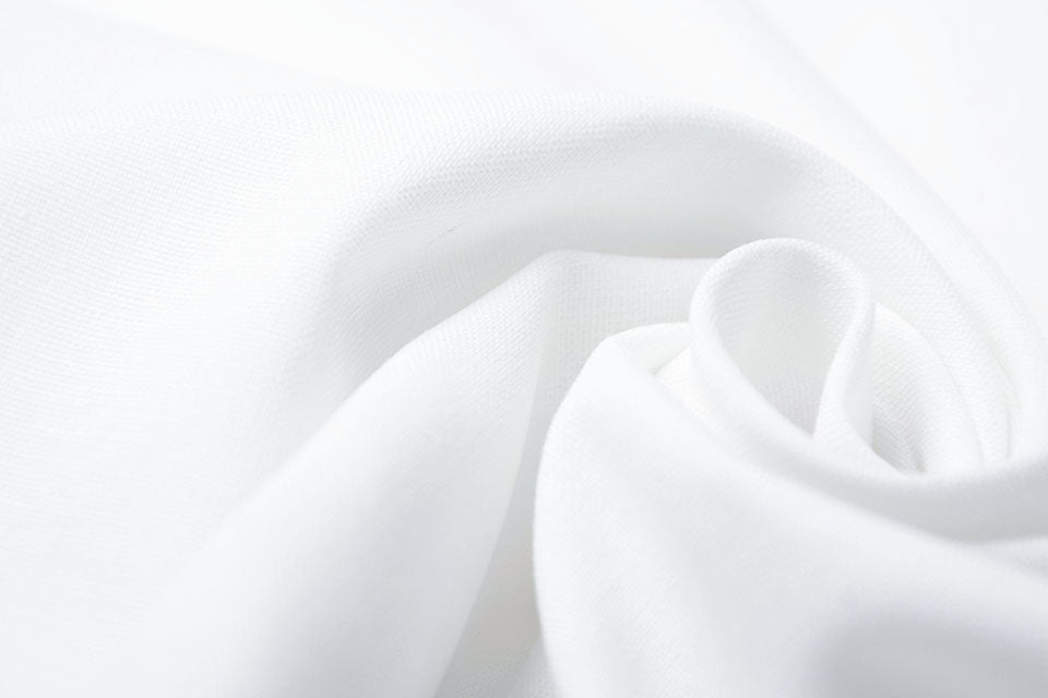 100% Cotton White - 100% Cotton, ± 140 cm, ± 150 gram/m²