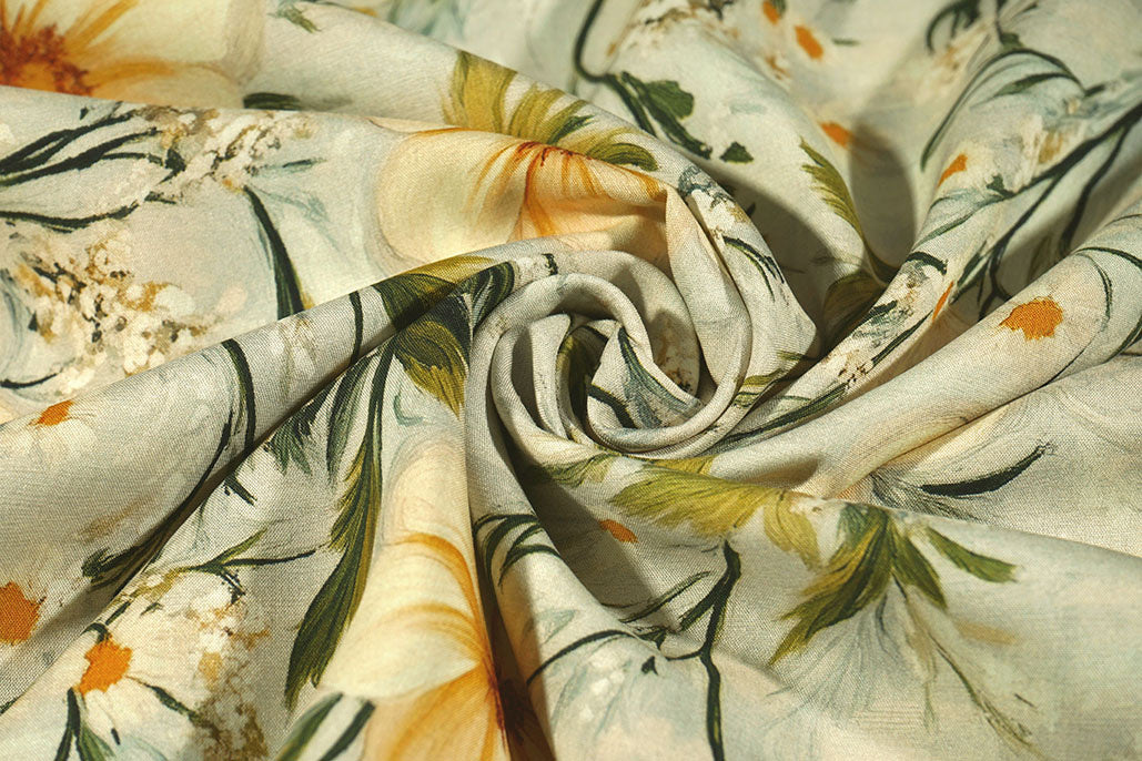 100% Viscose Florinelle Flowers secondary textile image
