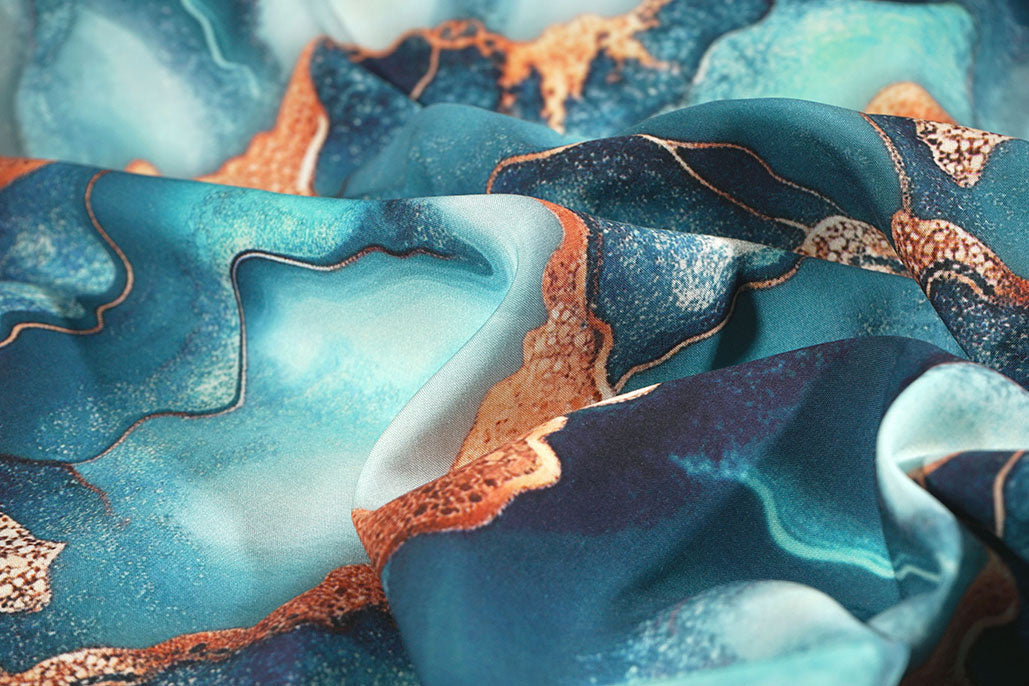 100% Viscose Nebulae Pouring secondary textile image