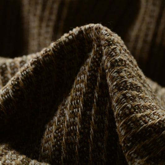Textured Chennile Virgin Wool Virgin Wool - Vaporous Gray textile image 1