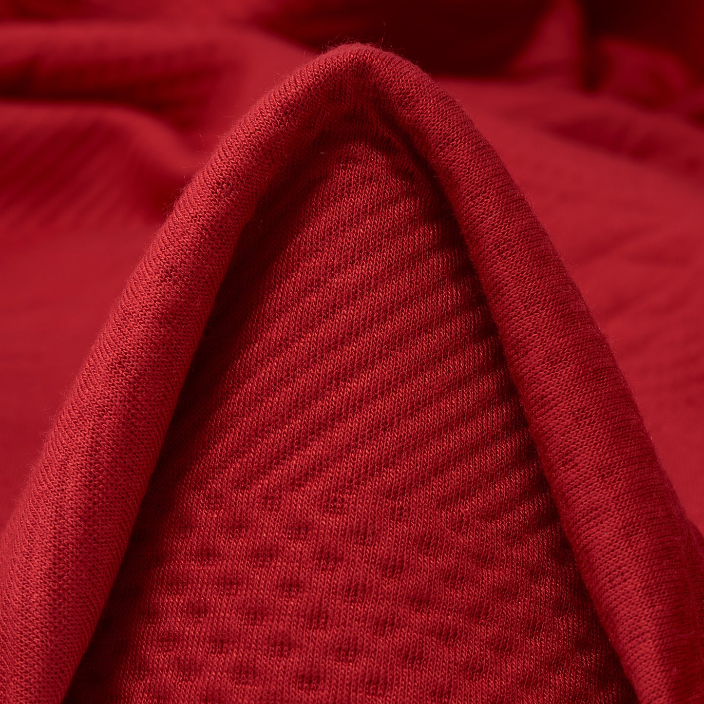 Lipstick Cotton Nylon Jacquard Fabric textile swatch - 54% Nylon, 38% Cotton, 8% Elastane / 420 g/m / 124 cm
