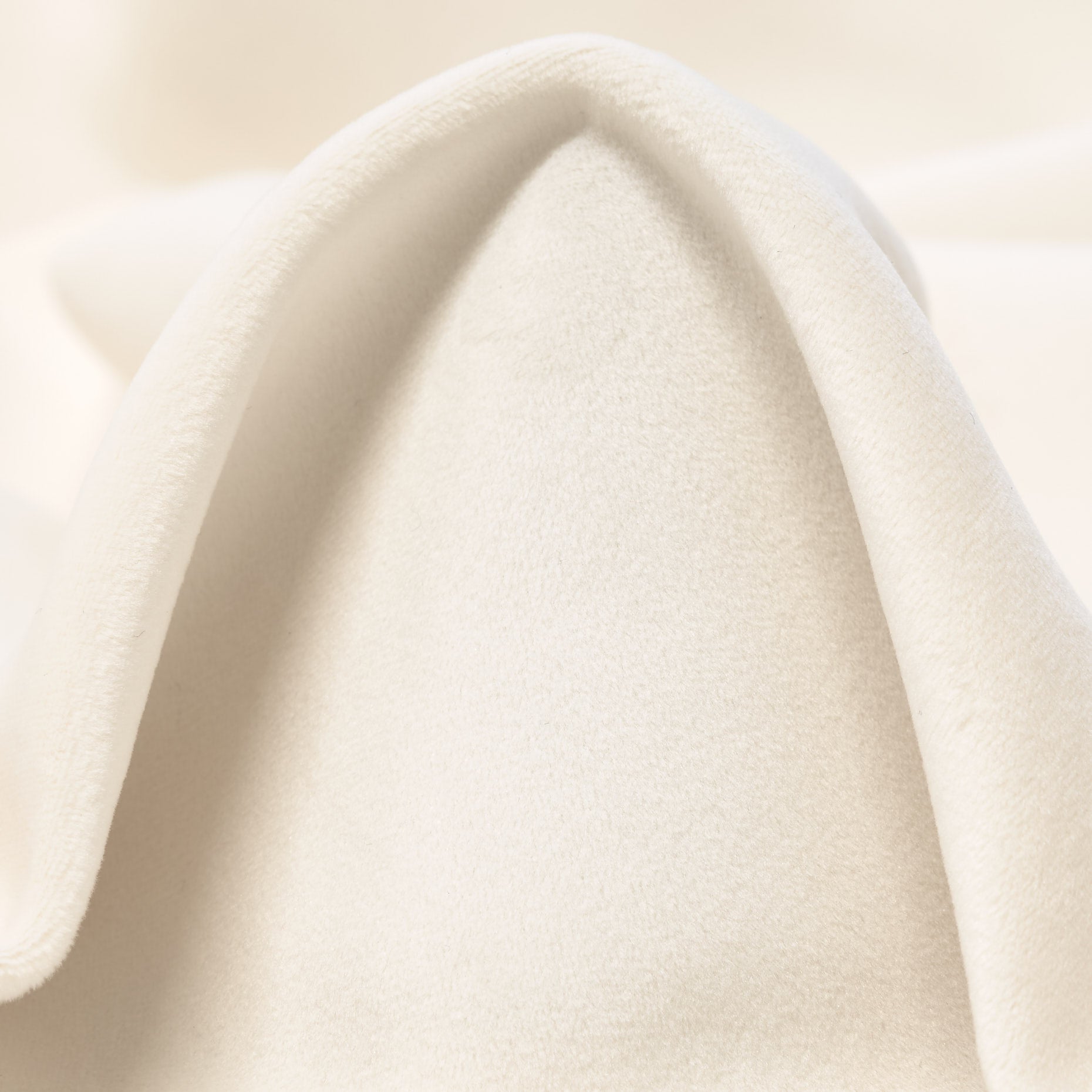 Velvet Viscose Jersey - Vanilla Ice textile image 1