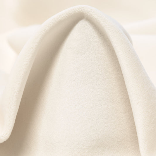 Velvet Viscose Jersey - Vanilla Ice textile image 1