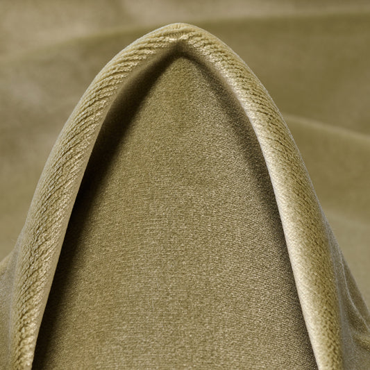 Modal Cotton Velvet - Moss Gray textile image 1