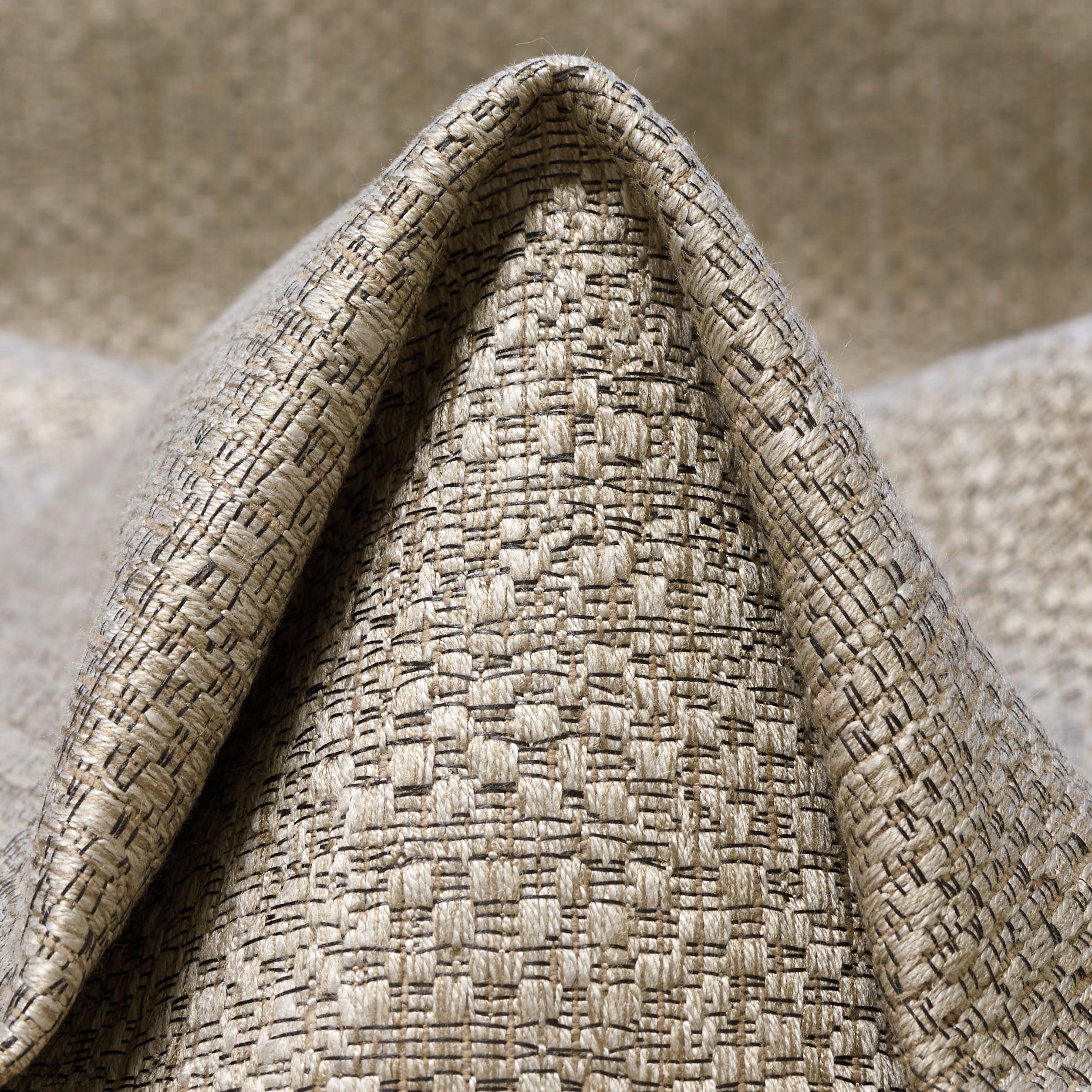 Textured Chennile Cotton - Chinchilla textile image 3