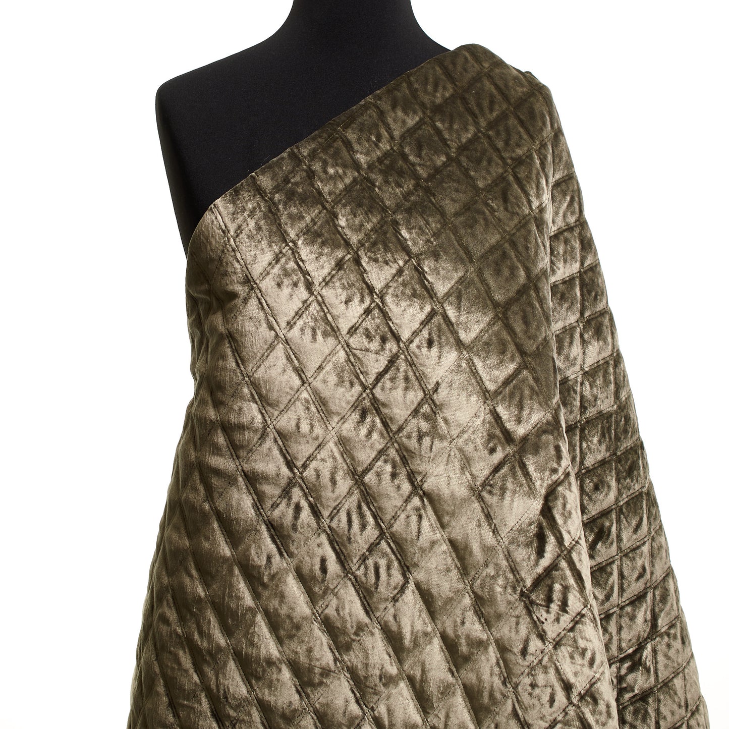 Velvet Quilted - Coffee Quartz textile image 2