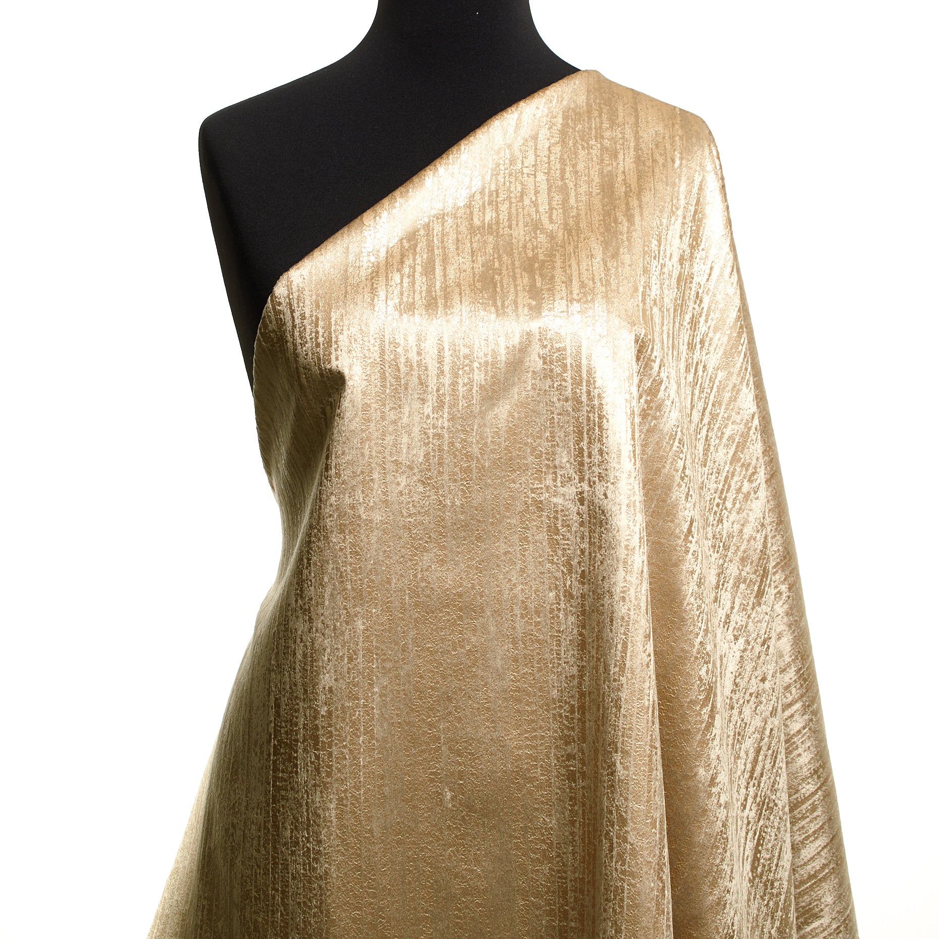 Cotton Printed Velvet - Trench Coat & Red Gold textile image 2