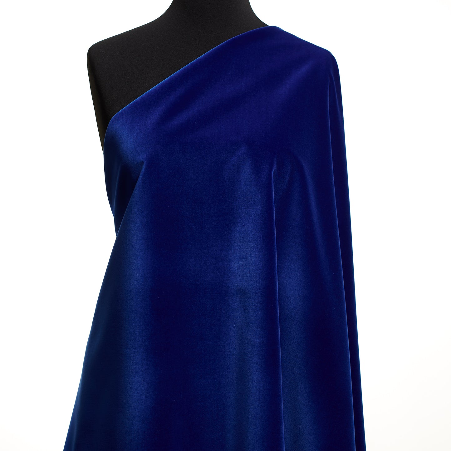 Cotton Velvet - True Blue textile image 3