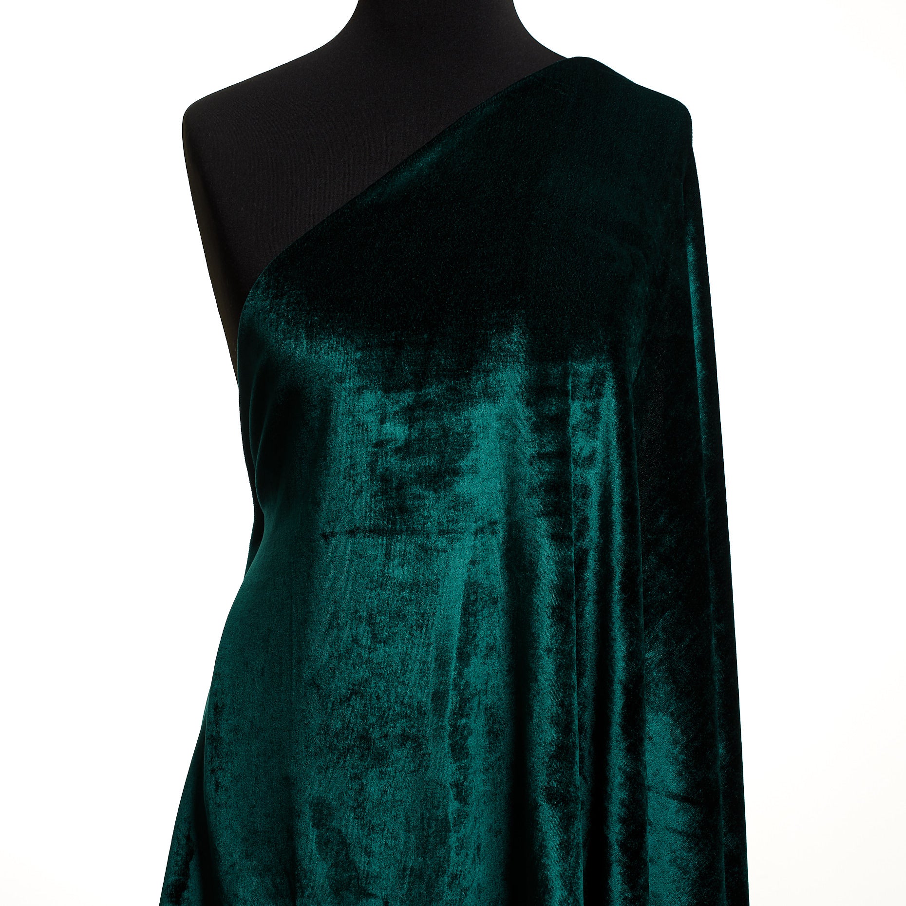 Velvet Viscose Jersey - Hunter Green textile image 2
