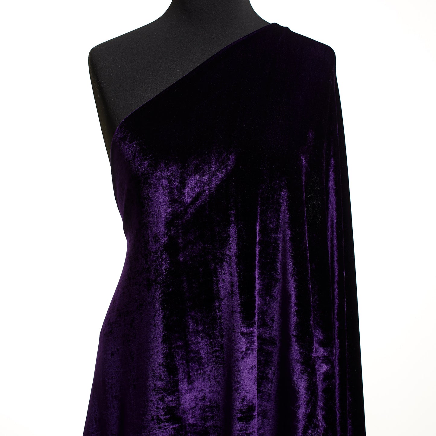 Velvet Viscose Jersey - Grape textile image 2