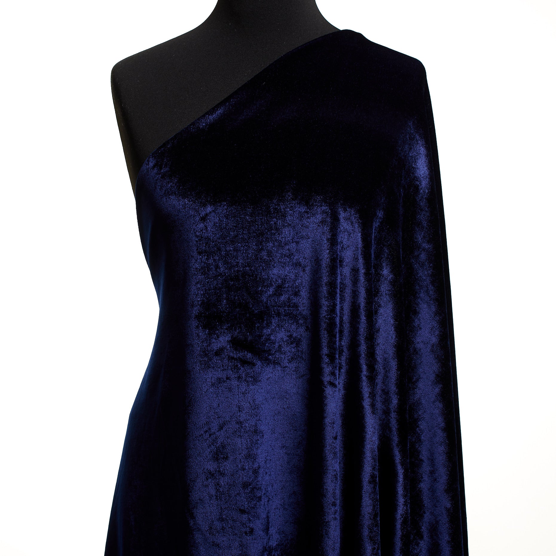 Velvet Viscose Jersey - Blue Depths textile image 2