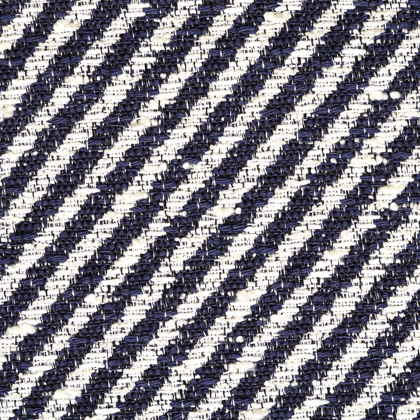 Textured Chennile Cotton Linen Blend - Bone White & Oceana textile image 3
