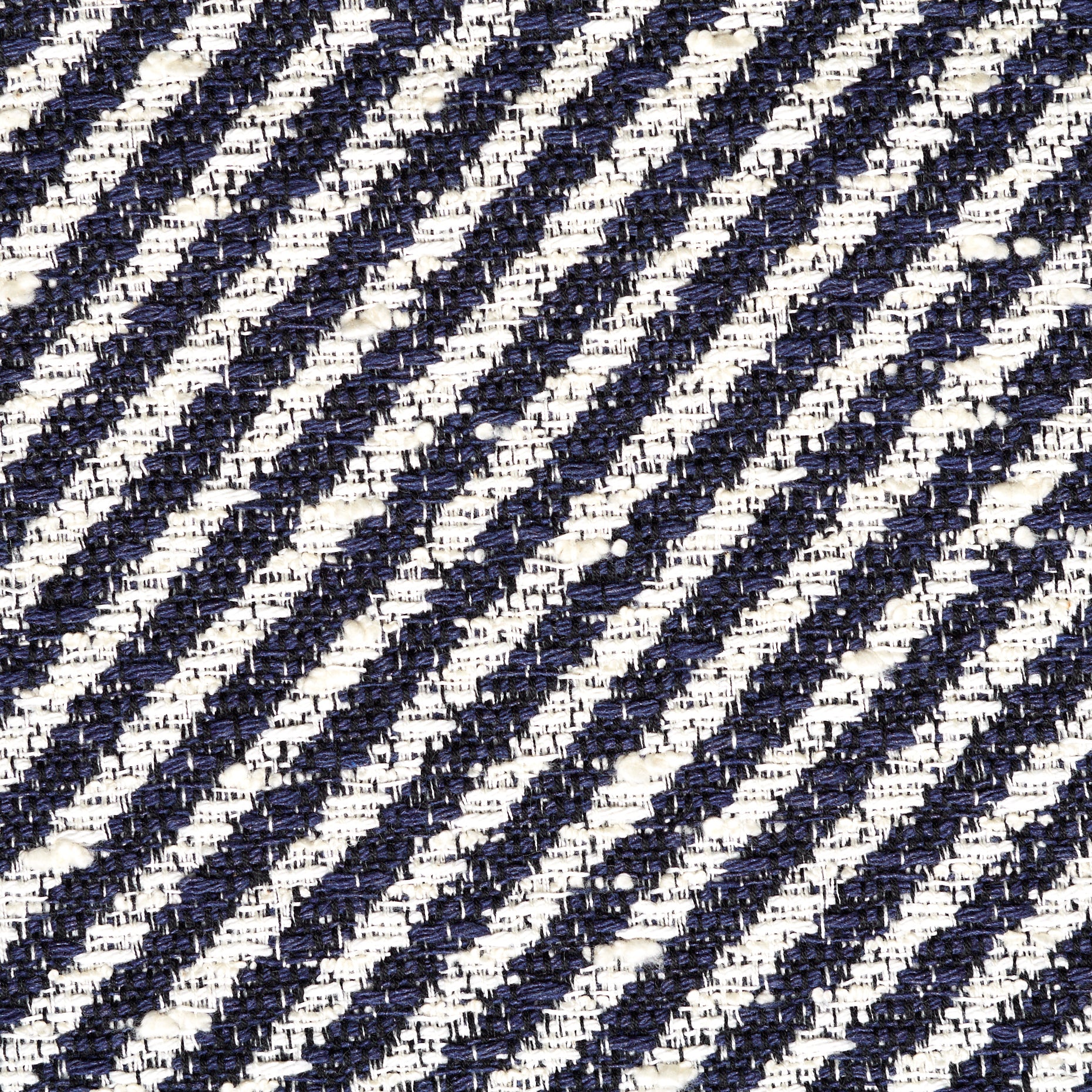 Textured Chennile Cotton Linen Blend - Bone White & Oceana textile image 3