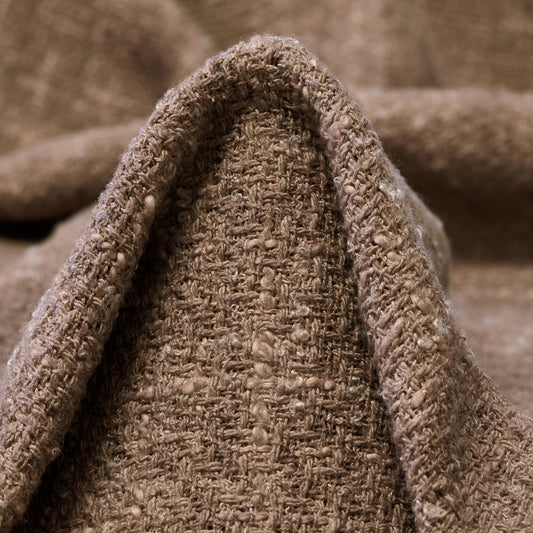 Textured Chennile Cotton - Fossil textile image 1
