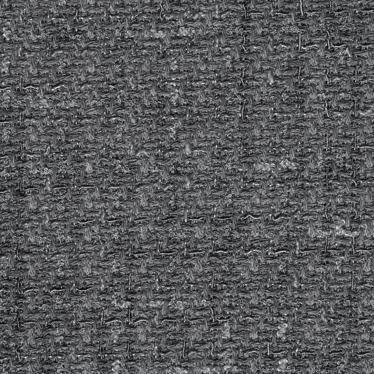 Textured Chennile Cotton - Titanium textile image 2