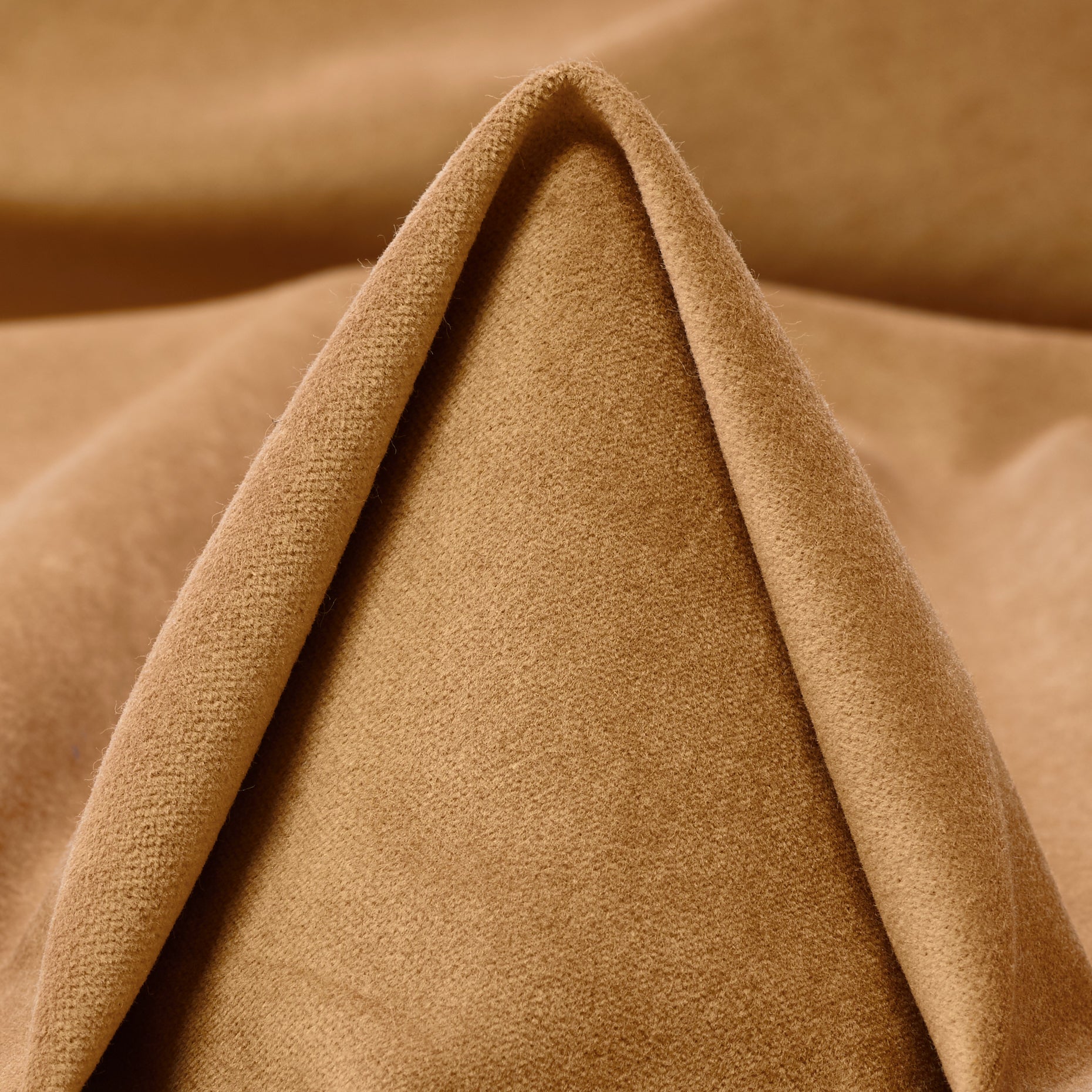 Cotton Velvet - Tan textile image 1