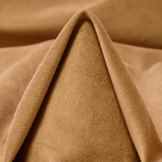 Cotton Velvet - Tan textile image 1