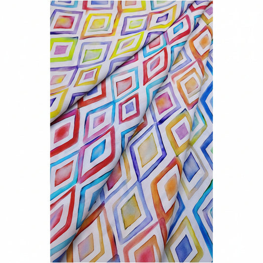 Cotton Poplin Patterned Printed Fabric - 100% Cotton, 57/58", 85 GSM