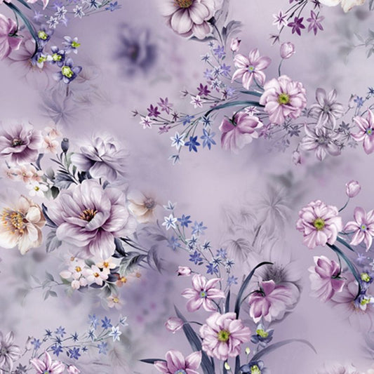 Polyester Crepe Printed Fabric - 100% Polyester, 59", 210GSM