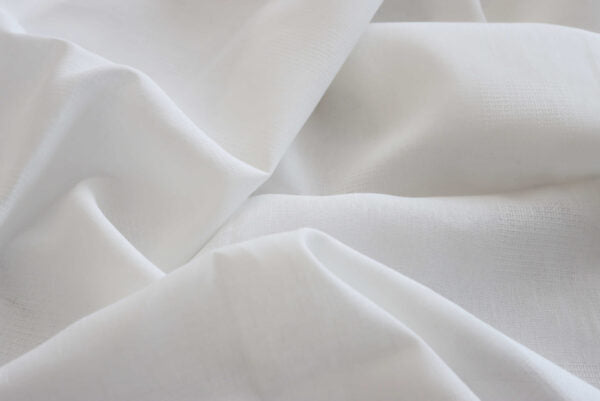 Cotton Linen Openwork Blend - Off White textile image 2