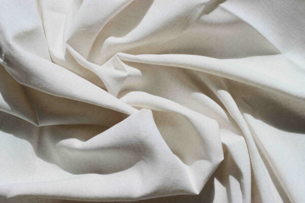 Linen Viscose Chambray Blend - Natural textile image 1