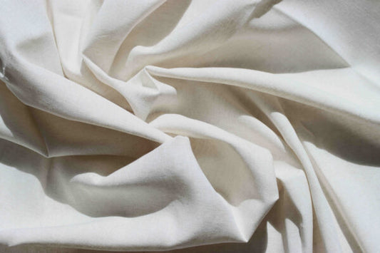 Linen Viscose Chambray Blend - Natural textile image 1
